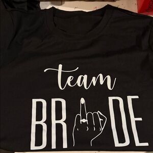 Black Polyester Blend Top